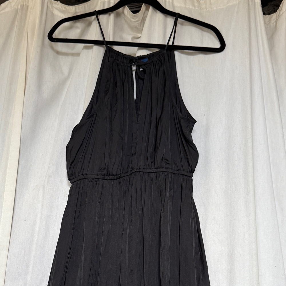 NWOT Old Navy Halter High Neck Satin High Low Dress, Medium